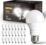 Dalattin 24 Pack Led Bulbs Daylight White 5000k, 60 Watt Equivalent A19 Standard. Fixed Price $33.99.