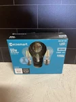 Ecosmart 60w Led Edison Light Bulb Dimmable 800 Lumens 3 Bulbs. Fixed Price $11.99.