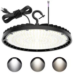 Led High Bay Light 150w 120w 90w Adjustable With Ac120v Plug, Dimmable Ufo Hi.... Fixed Price $96.49.