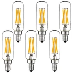 Litehistory Dimmable T6 Led Bulb 40w Candelabra 2700k Clear 400lm 4w E12 .... Fixed Price $31.77.