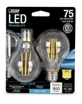 Feit Electric Bpa1575n/850/fil/2 Glass Filament A15 Led, 5000k Daylight, 2-pack. Fixed Price $28.95.