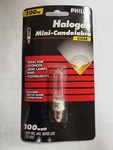 *2pk* Philips Bc100q/cl/mc-esn Light Bulb, 100w, E11 Base, 120v, 2.5"h X 0.5"w. Fixed Price $18.00.
