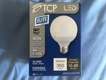 Lot Of 2 - Tcp Led5g25d27kf Led Bulb, G25, 4w (40w Equiv.) -dimmable 2700k. Fixed Price $12.99.