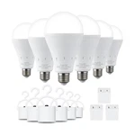 Debaobulb6 Pack Rechargeable Emergency Light Bulbs, Battery Powered Led Light.... Fixed Price $35.06.