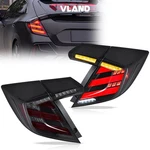 Vland Smoked Led Tail Lights For 16-21 Honda Civic Hatchback/type R W/sequential. Fixed Price $309.99.