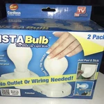 Cordless Light Bulbs Pack Of 2 As Seen On Tv Prepper Camping,rv. Fixed Price $24.00.