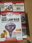 Lot Of 4 New Bulbs For Brooder Lamp Little Giant Clear Heat Bulb 250 Watt. Fixed Price $34.99.