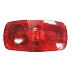 Peterson V139r Red Clearance Light Two Heavy Duty Bulbs Flat Mounting 12 Volts. Fixed Price $8.54.