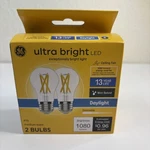 Ge 2pk Ultra Bright A15 Led Ceiling Fan Light Bulbs 13 Year Wet Daylight. Fixed Price $9.99.
