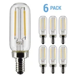 6 Pack Satco Led Filament Tube 120v 2.8w =25w T6 Candelabra E12 2700k Warm White. Fixed Price $22.85.