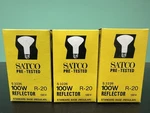 6 Pack Satco S3226 100w 120v R-20 Reflector Standard Base(regular). Fixed Price $34.99.