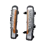 2pcs Led White Drl Daytime Running Lights Switchback Amber Turn Signals Front.... Fixed Price $63.61.
