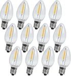 Night Light Bulb C7 E12 Led Bulbs Candelabra, 0.6 Watt 12pack. Fixed Price $14.76.