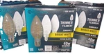 Ecosmart 40w Led Candlabra Dimmable Bulb Bright White 3 - (3 Packs). Fixed Price $10.49.