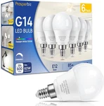 E12 Dimmable 6 Watt (60w Equivalent) Led Light Bulbs, Pack, Daylight White. Fixed Price $34.52.