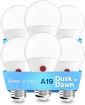 Sunco 6 Pack Dusk To Dawn Led Outdoor Light Bulb A19, Photocell Automatic For Ex. Fixed Price $31.93.