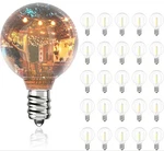 Svater Replacement Bulbs For Outdoor String Lights, 25 Pack G40 Led Shatterproof. Fixed Price $15.99.