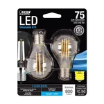 Feit A15 E17 (intermediate) Filament Led Bulb Daylight 75 Watt Equivalence 2 Pk. Fixed Price $15.99.
