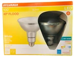 Sylvania Par38 Led Flood Light Glass Bulb 100w 13w White Indoor Outdoor 2 Pk. Fixed Price $12.99.