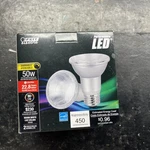 Feit Par20 50w Replacement Energy Saver Bulb 450 Lumen 2 Pack Bulbs Led. Fixed Price $4.00.