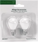 Department 56 Accessories For Villages Replacement 3-volt Light Bulb, White, 2 C. Fixed Price $26.19.
