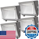Litezone Glass Lens Wall Pack 120w Led Light Dusk-to-dawn Photocell. Fixed Price $408.33.