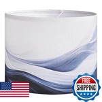 Haultop Lamp Shades For Table Lamps, 13x13x10in Fabric Blue Lamps With Wa. Fixed Price $60.92.