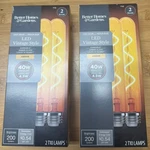 4 Bulbs Better Homes & Gardens Vintage Style Led Amber Light 40w 2t10. Fixed Price $21.89.
