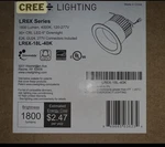 Cree Lr6x 6" Led Recessed Downlight 1800 Lumens 4000k Dimmable White & Housing. Fixed Price $40.00.