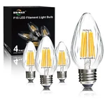 Brimax F15 E26 Led Post Bulbs 6w 60w Dimmable Candle Ceiling Fan Lantern. Fixed Price $17.99.