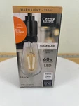 Feit Electric St19 Led Bulb Dusk To Dawn 2100k 60w Eq Clear Glass New. Fixed Price $10.79.
