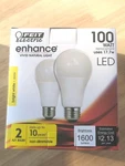 2 Pack Feit Electric Led Light Bulb Om100/930ca10k/2 Non-dim 1600lm 17.7w. Fixed Price $14.69.