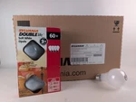 48 Sylvania 60w A19 Soft White Double Life Light Bulb 12 Packs Of 4. Fixed Price $127.31.