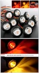10 Count Bjz 3/4" Round Trailer Marker Led Light Red Amber Dual Color Side Box S. Fixed Price $12.65.