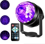 Litake Uv Black Lights For Glow Party, 6w Led Disco Ball Strobe 1 Pack. Fixed Price $30.05.