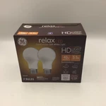 Ge Relax 2 Pack 40 W Equivalent Dimmable Soft White A19 Led Light Fixture Lig.... Fixed Price $8.99.