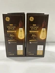 2 Pack Ge Lighting Led Vintage Style Amber Glass 40 Watt St19 Med Base. Fixed Price $19.95.