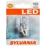 Sylvania 168 T10 W5w Led Amber Bulbs Bright Dome, Map, Cargo Lights (2pk). Fixed Price $17.75.
