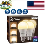 Energy-efficient 3-way Led Light Bulbs A19 E26 - Create Ambiance With 4 Pack. Fixed Price $35.99.