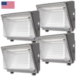 Litezone Glass Lens Wall Pack 120w Led Light Dusk-to-dawn Photocell. Fixed Price $321.79.