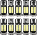 10 Pieces 194 Led Bulb Super Bright 6500k T10 168 2825 W5w 34-smd 3014 White. Fixed Price $13.05.