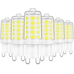 Maxvolador G9 Led Bulb Dimmable, 6000k Daylight White, 4w Base Light Bulbs, 40w. Fixed Price $22.36.