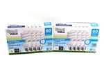 Lot Of 7 Great Value Soft White Compact Fluorescent Bulbs 14w-60 W Equivalent. Fixed Price $19.97.