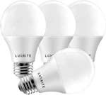 Luxrite A19 Led Bulbs 60w Equivalent Enclosed Fixture Rated 3500k E26 4-pack. Fixed Price $13.89.