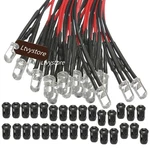 Ltvystore 30pcs 3mm 12v White Led Pre Wired 60 Count (pack Of 1),. Fixed Price $14.38.