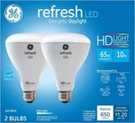 Part 68431,g E Lighting,ge, 2 Pack, Led10dr30dl9-ht2120, 10w, Daylight, R30, Ref. Fixed Price $18.00.