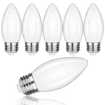 Futime 6-pack B11 E26 Led Candelabra Bulbs 5w 40w Equiv 5000k Dimmable. Fixed Price $28.32.