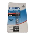 Philips 100w 120v 1650 Lumens Clear Gy8.6 Base T4 Light Bulb Outdoor Security. Fixed Price $12.95.