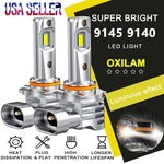 Oxilam 9145 Led Fog Bulbs 6500k Error Free 3000lm H10 9140 Light 600% Brightness. Fixed Price $13.29.
