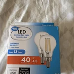 Great Value Led Ceiling Fan Light A15 40w Eq Dimmable Clear 450lm 2 Bulbs. Fixed Price $5.99.